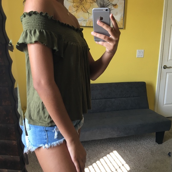 Strapless casual top - Picture 2 of 5